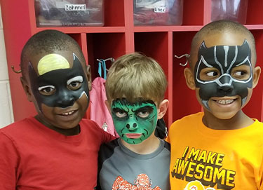 Strokes Of Faith face painting work 2